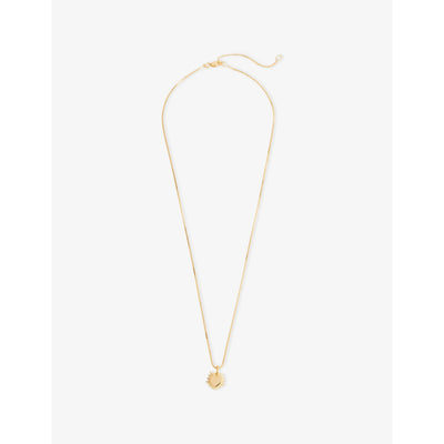 selfridges Rachel Jackson Mini Heart 18ct Yellow Gold-Plated 925 Sterling Silver Earring and Necklace Gift Set- Buy online at McGrocer
