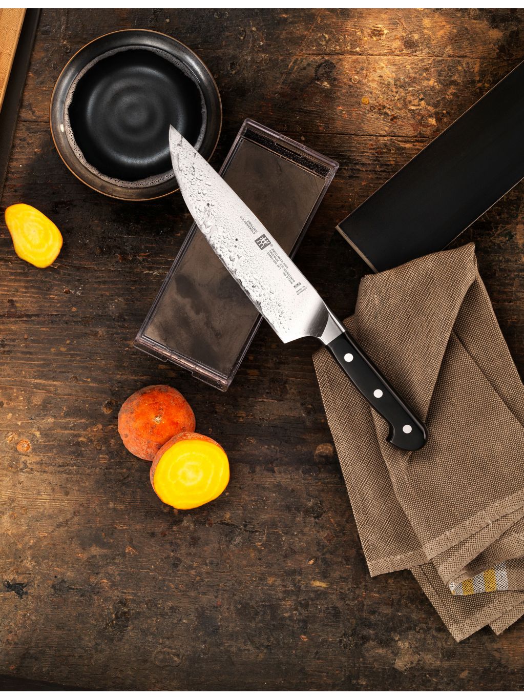 Zwilling J.A. Henckels stainless steel chef knife 20cm, imported from the UK