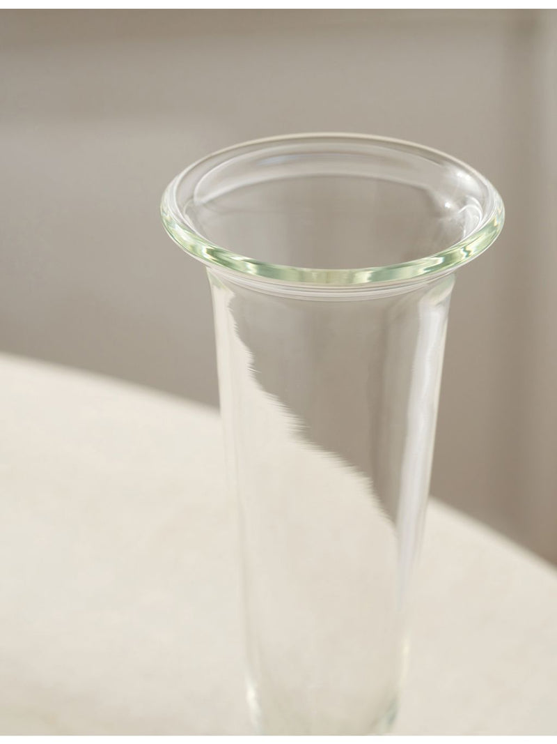 The White Company fluted glass vase 21.5cm, UK version
