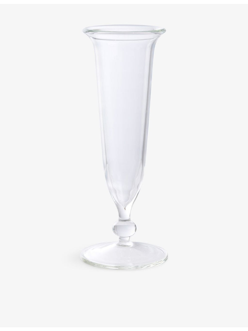 The White Company fluted glass vase 21.5cm, UK version