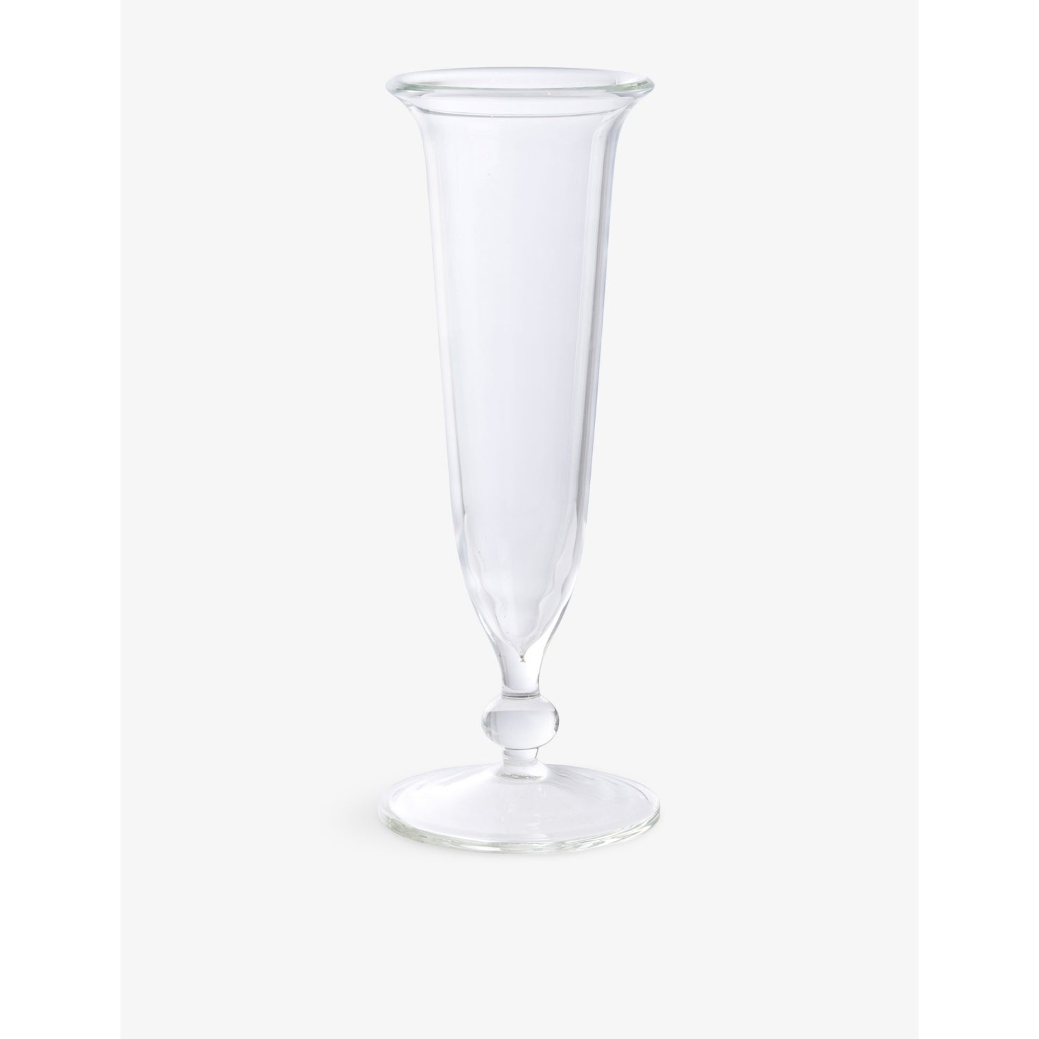 The White Company fluted glass vase 21.5cm, UK version