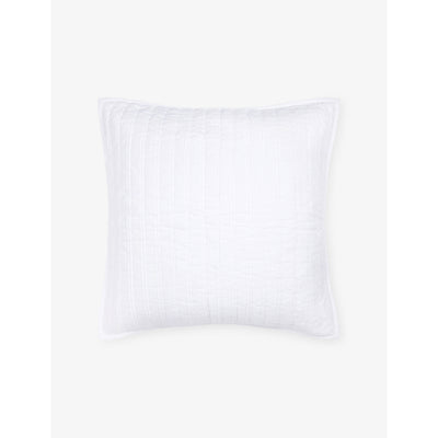 selfridges The White Company Seville Medium Cotton Cushion- Buy online at McGrocer