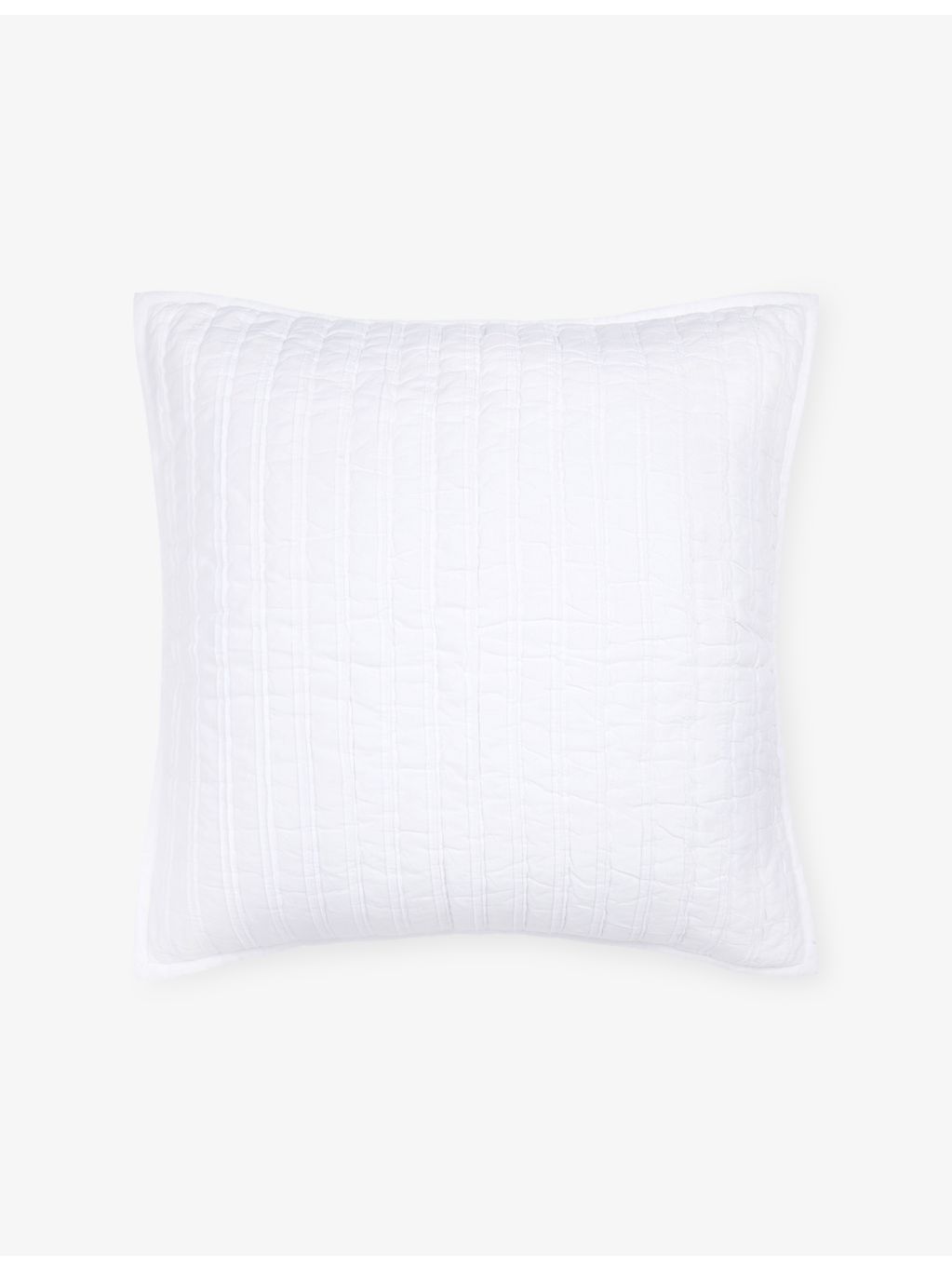 The White Company Seville medium cotton cushion - British product