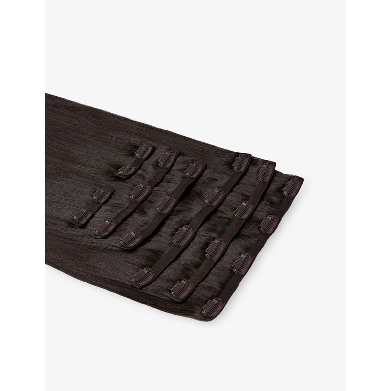 Beauty Works x Huda clip-in extensions 18-inch, imported from the UK