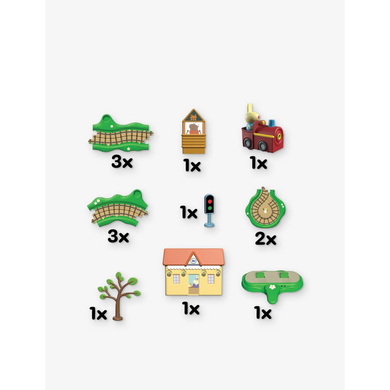 Whizz-Around Peppa Pig Clickety Clack train playset, imported from the UK