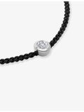 Monica Vinader sterling silver bracelet with 0.06ct diamond, imported from the UK
