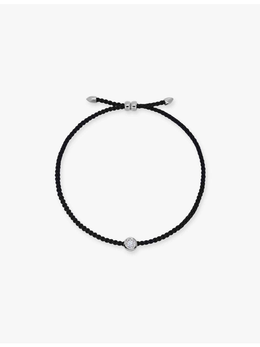 Monica Vinader sterling silver bracelet with 0.06ct diamond, imported from the UK