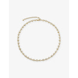 Monica Vinader diamond cluster necklace 46cm, imported from the UK