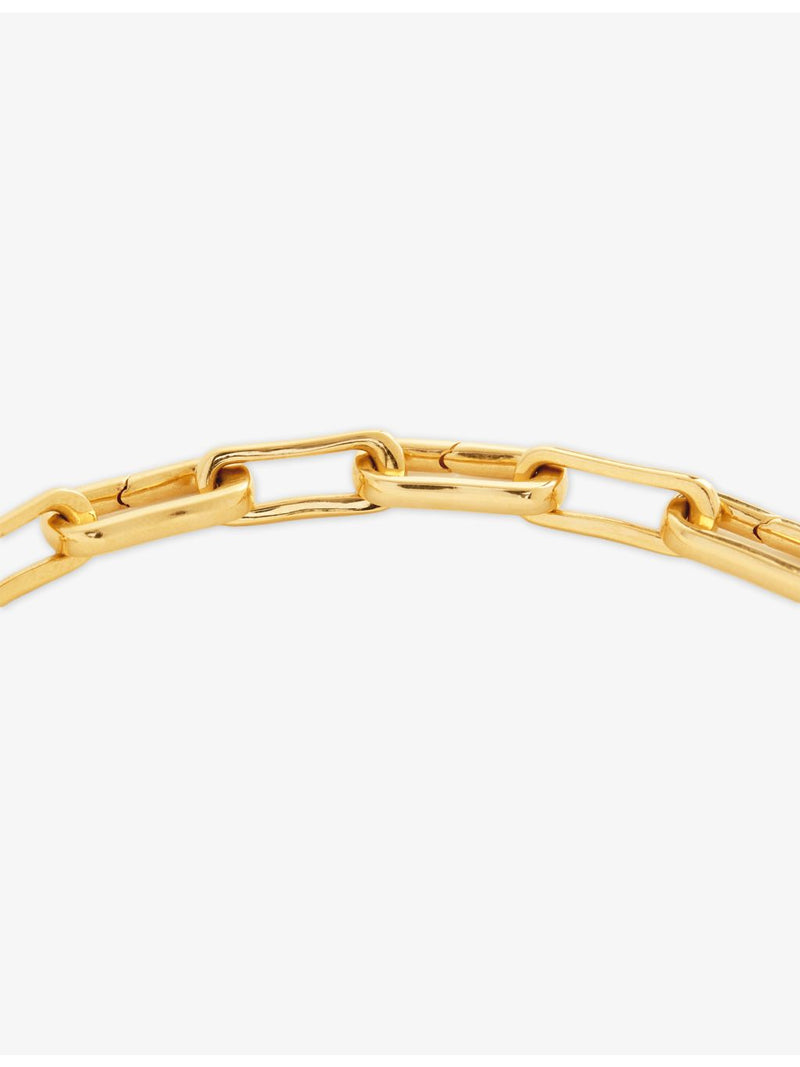 Monica Vinader gold vermeil chain bracelet 18cm, imported from the UK