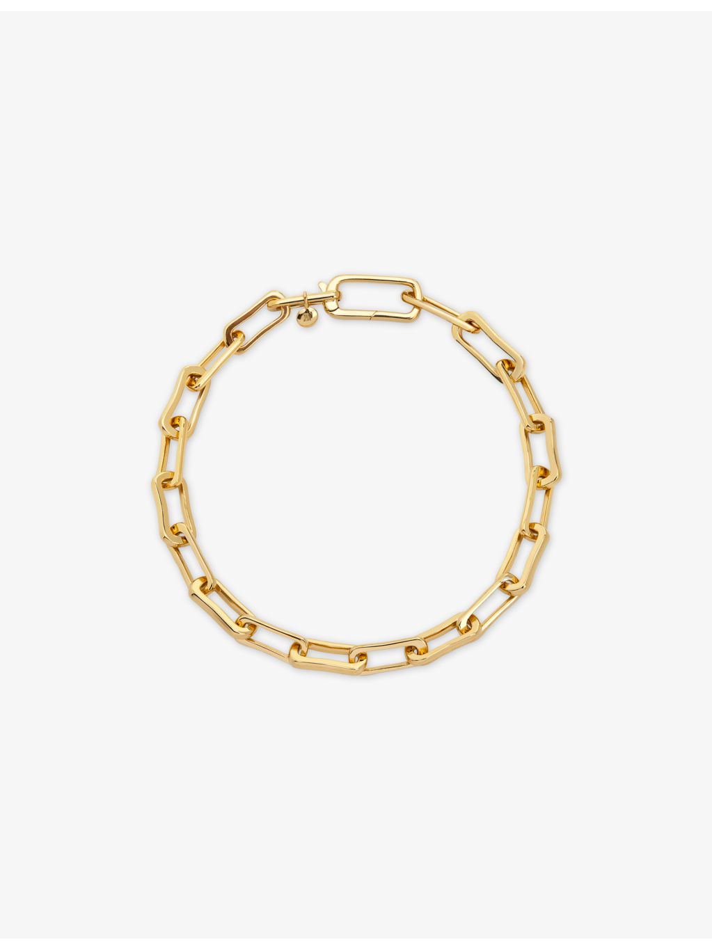 Monica Vinader gold vermeil chain bracelet 18cm, imported from the UK