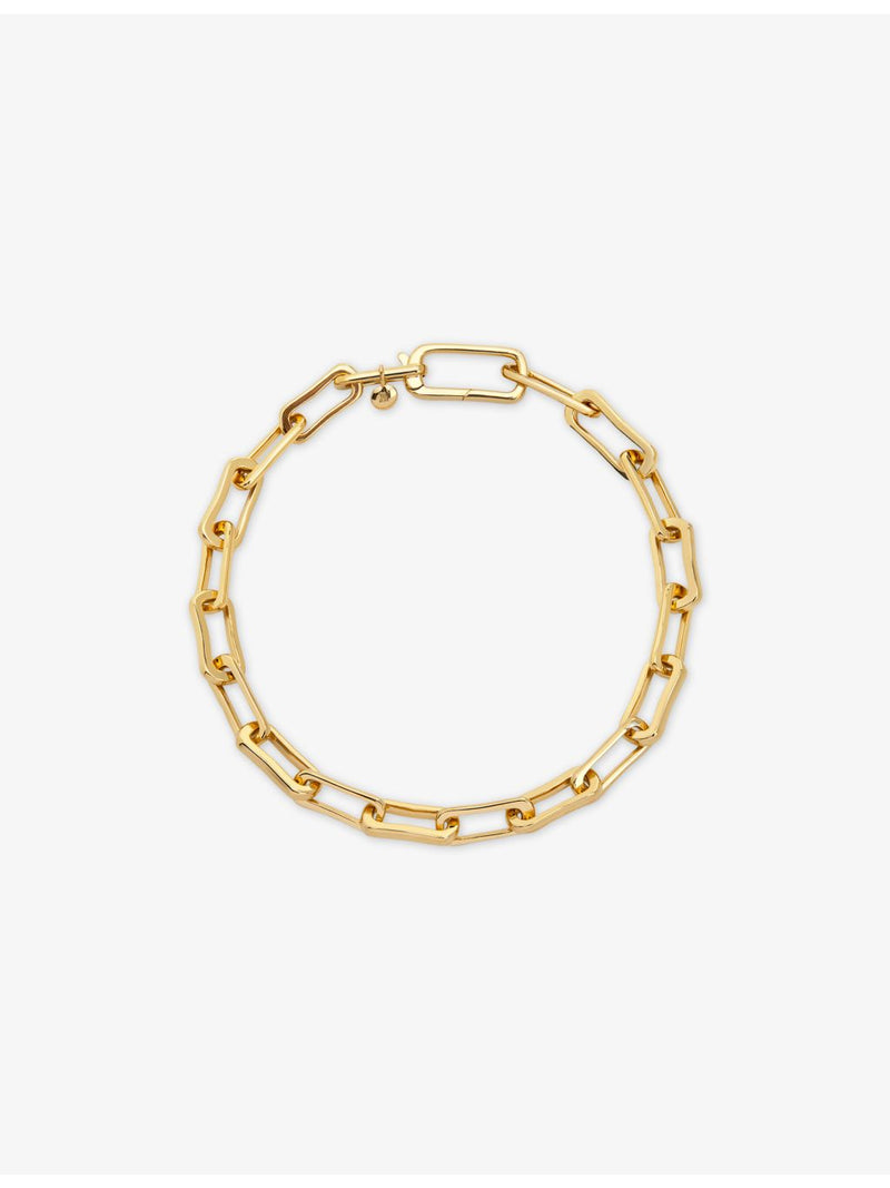 Monica Vinader gold vermeil chain bracelet 18cm, imported from the UK