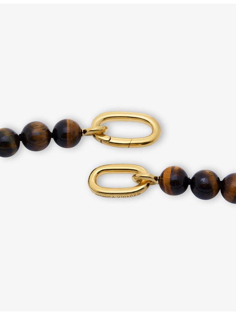 Monica Vinader tiger's eye necklace 43cm - British product