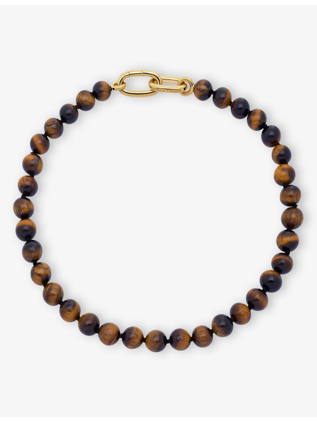 Monica Vinader tiger's eye necklace 43cm - British product