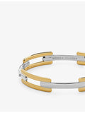 Monica Vinader Signature Link gold-plated vermeil sterling silver bangle (British brand)