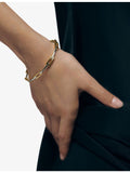 Monica Vinader 18ct yellow gold vermeil slim bangle - British product