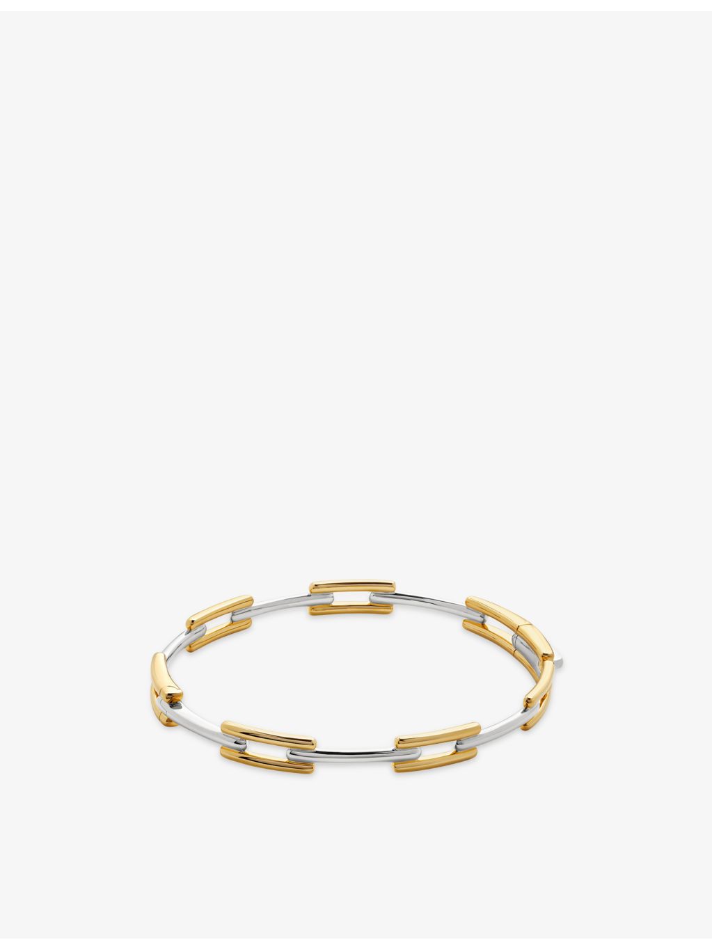 Monica Vinader 18ct yellow gold vermeil slim bangle - British product