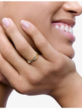 Monica Vinader stacking ring 18ct gold vermeil, imported from the UK