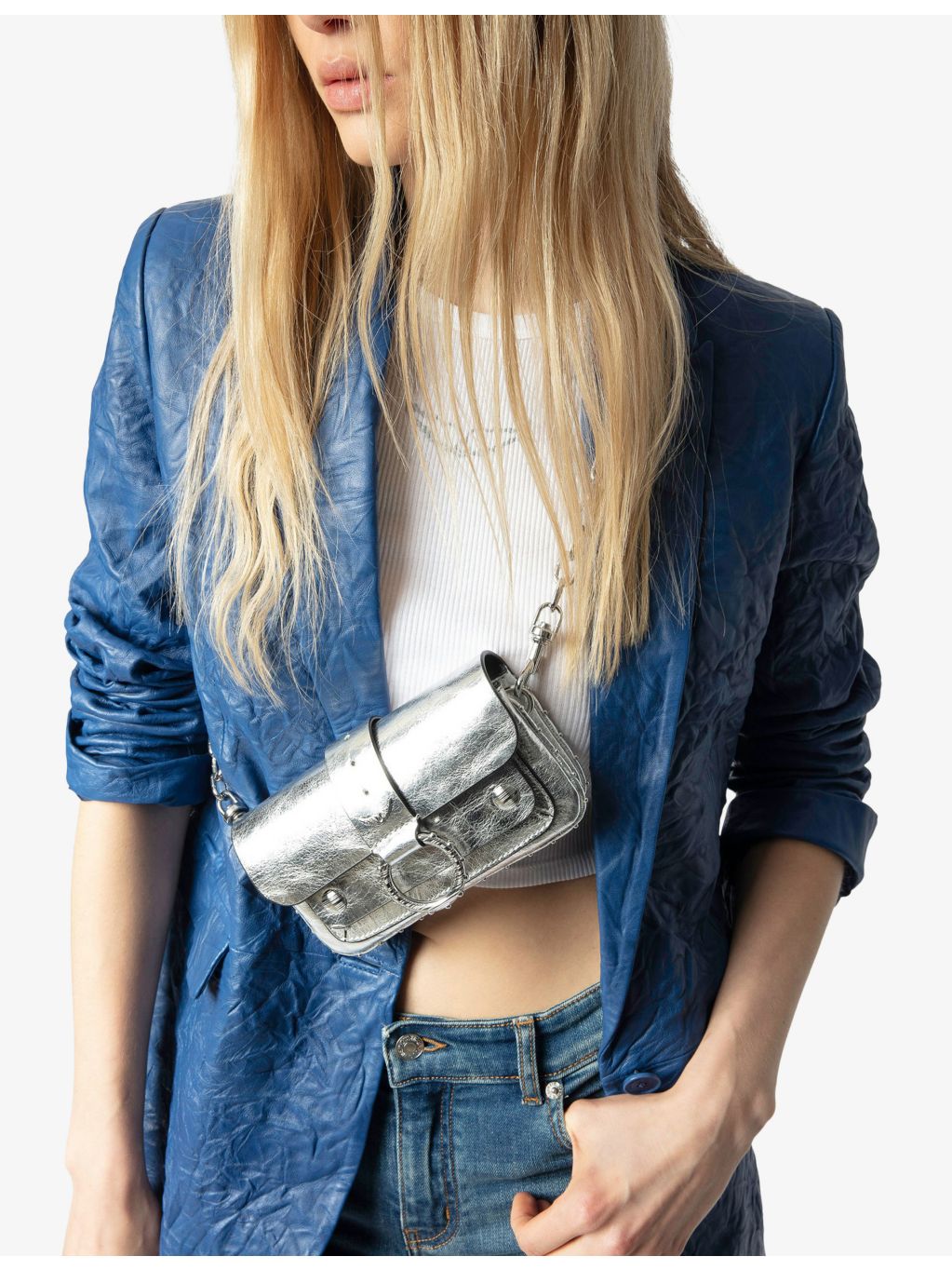 Zadig&Voltaire Kate leather wallet bag, UK version