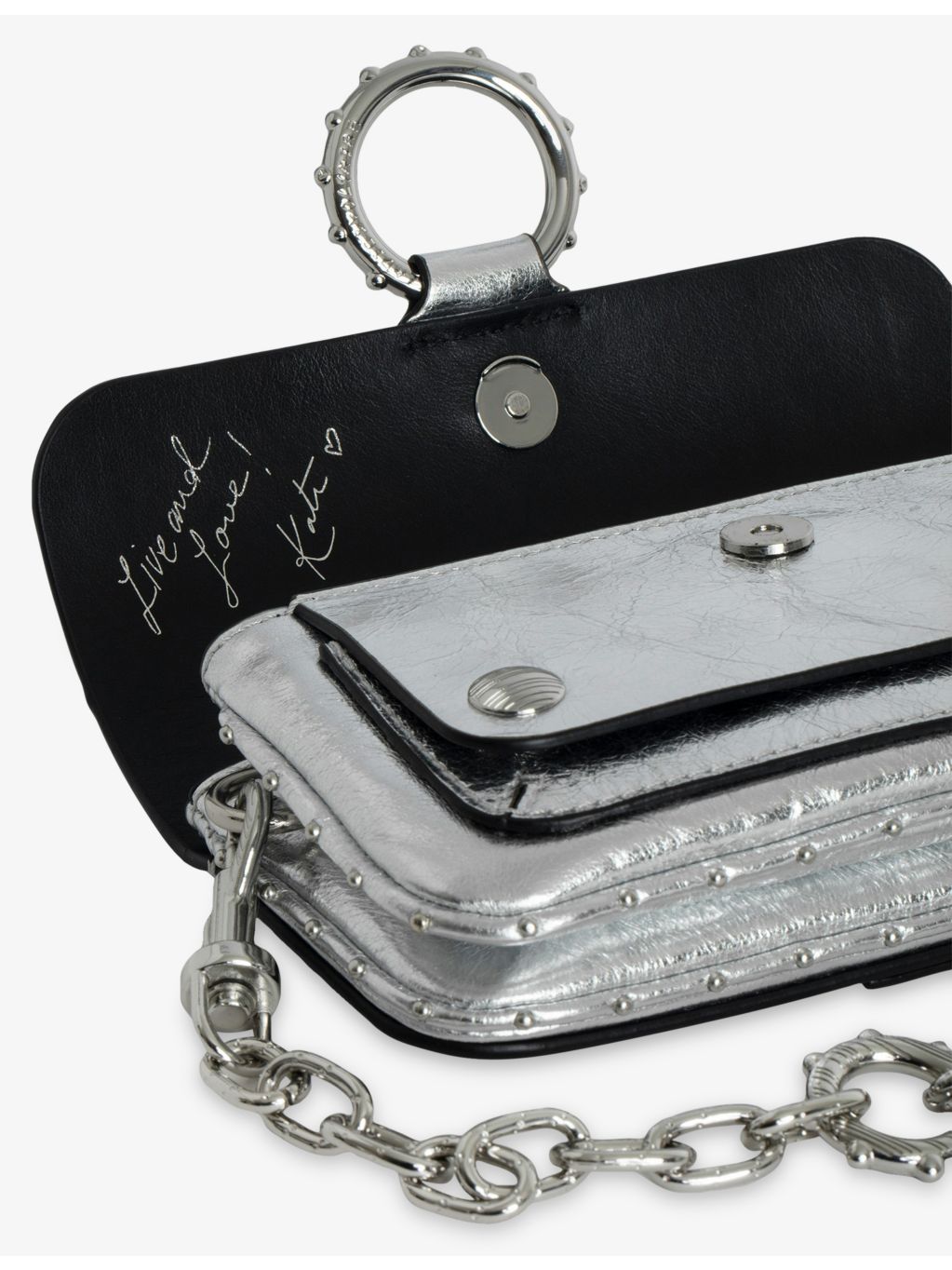 Zadig&Voltaire Kate leather wallet bag, UK version