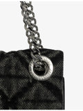 Zadig&Voltaire Rock II Monogram denim clutch bag - British product