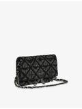 Zadig&Voltaire nano monogram denim clutch bag, imported from the UK