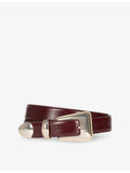 The Kooples leather belt western buckle 3cm - British product