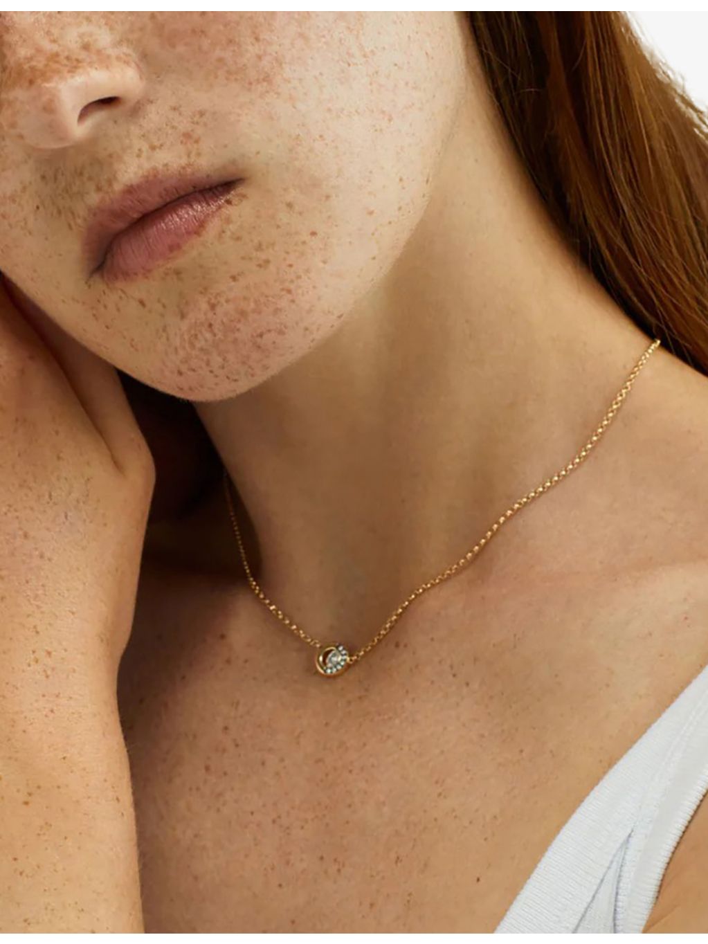 La Maison Couture Skydiamond 18ct gold diamond pendant necklace (British brand)