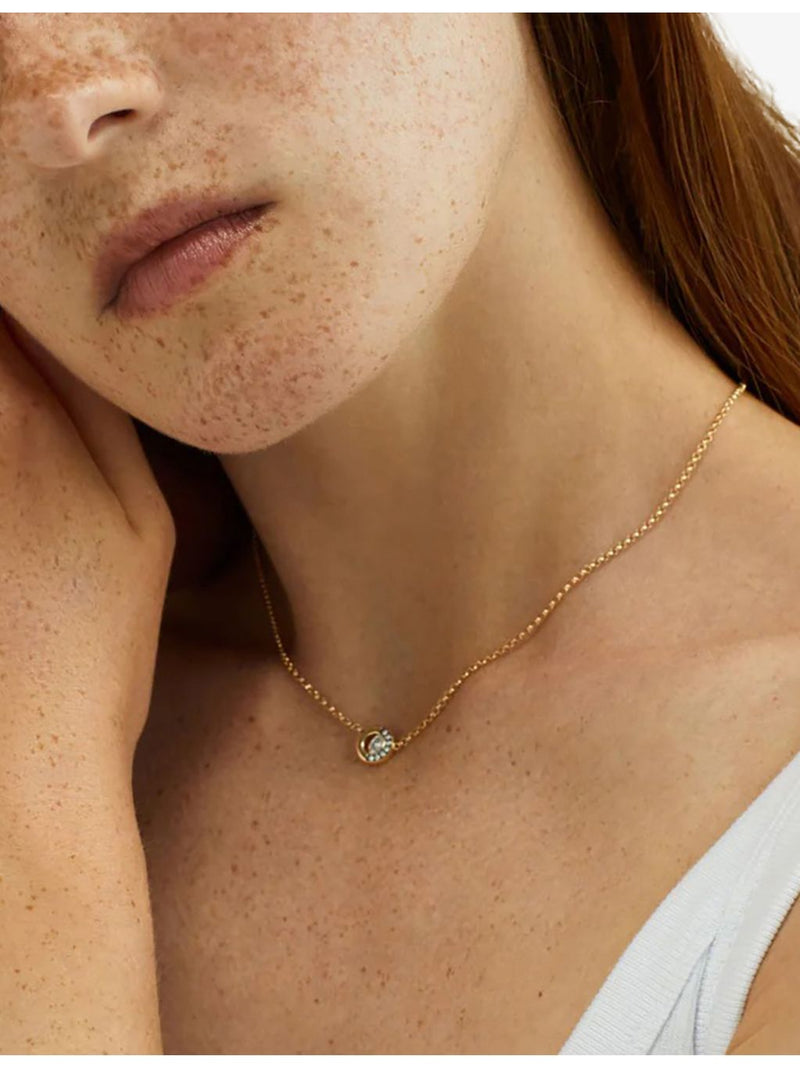 La Maison Couture Skydiamond 18ct gold diamond pendant necklace (British brand)