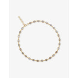 La Maison Couture yellow gold vermeil labradorite necklace (British brand)