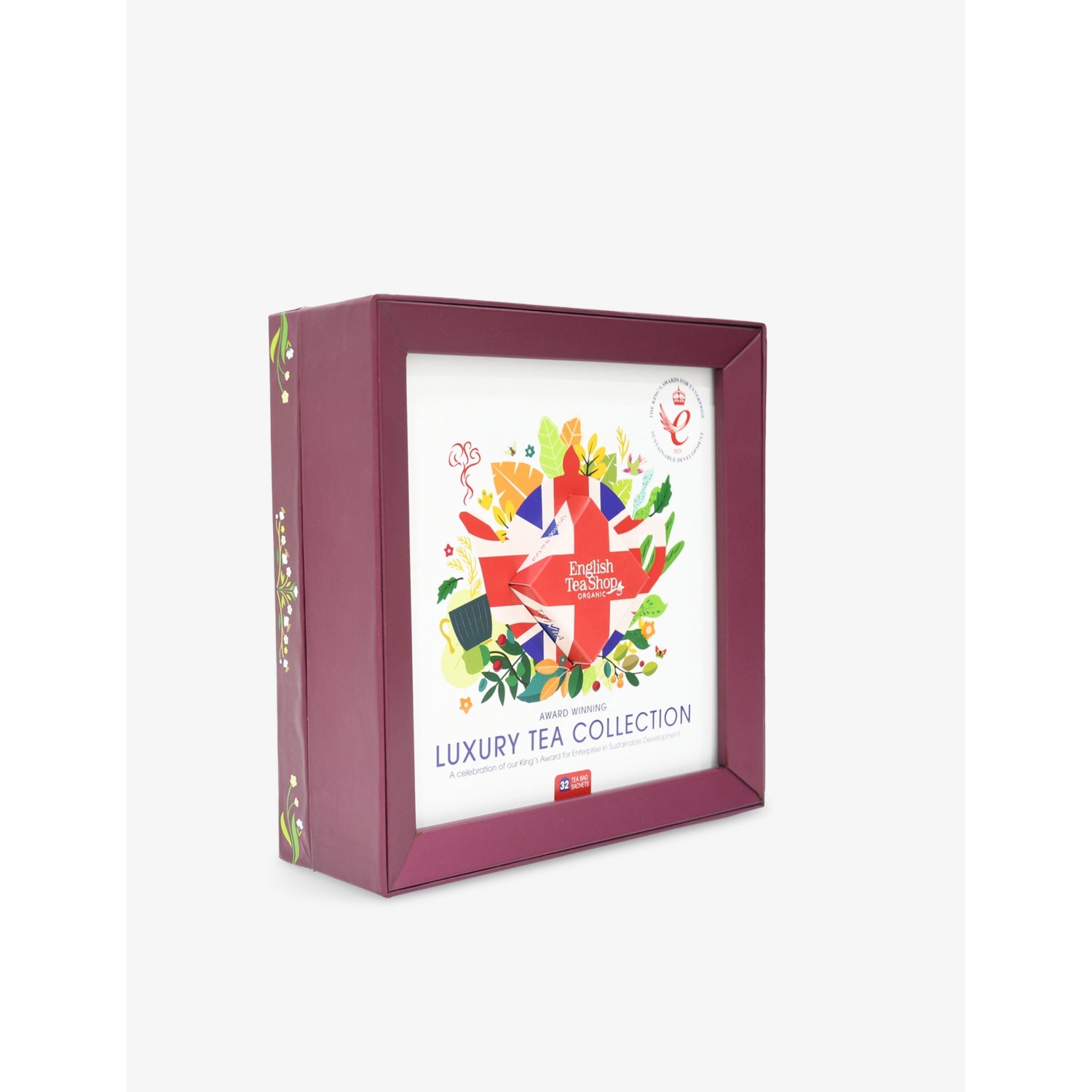 English Tea Shop Kings Award White gift box 32 sachets (British brand)