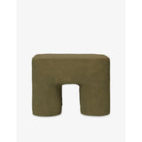 Podo Cotton and Cardboard Stool 25cm - KHAKI