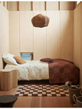 ferm LIVING checked cotton rug 80x150cm (British brand)