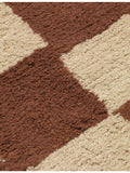 ferm LIVING checked cotton rug 80x150cm (British brand)