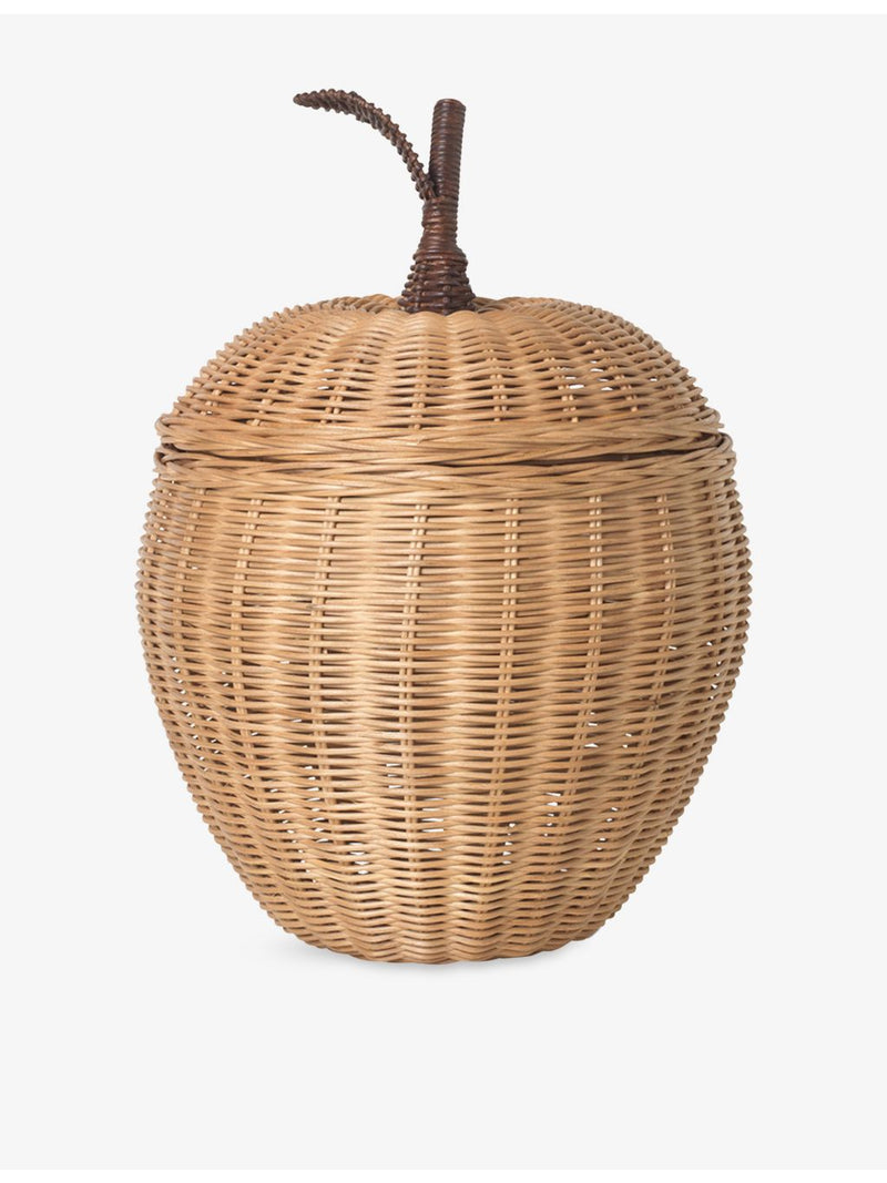 ferm LIVING apple braided rattan storage 28cm, UK version
