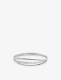 Monica Vinader Nura Pavé 18ct Yellow Gold Vermeil and Lab-Grown Diamond Bangle