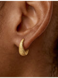 Monica Vinader Antica small gold vermeil hoop earrings - British product