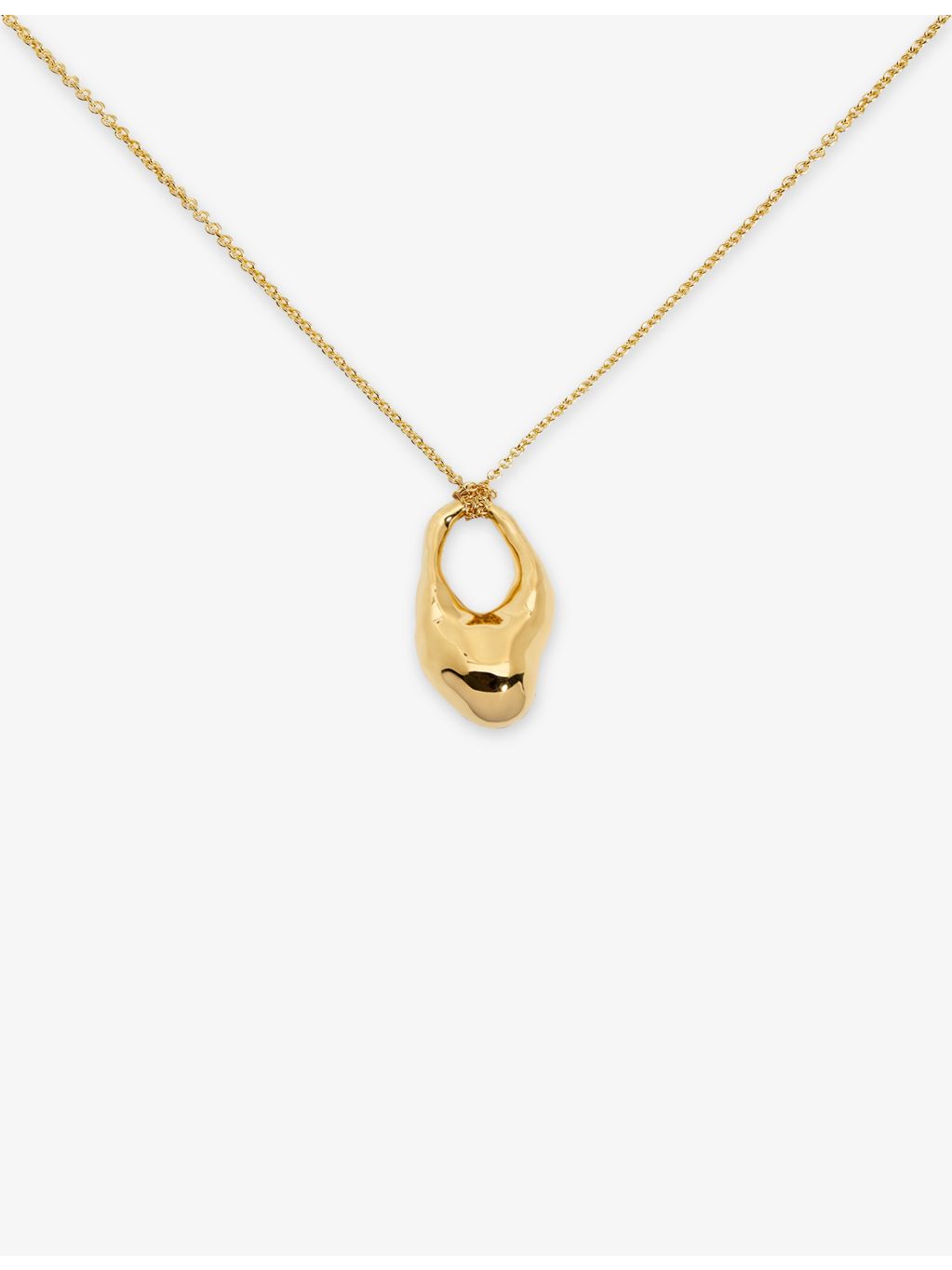 Monica Vinader Antica Large 18ct yellow gold vermeil necklace - British product