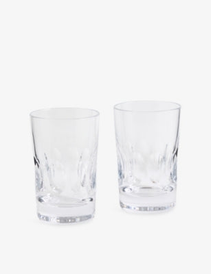 Wedgwood Signet crystal tumblers set of two, UK version