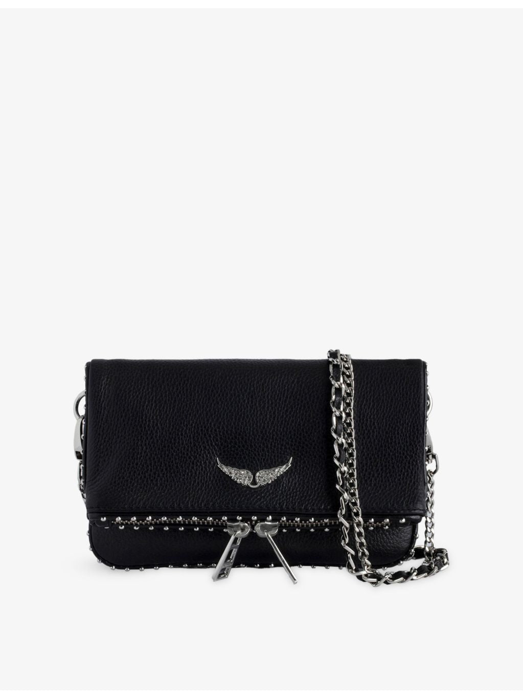 Zadig Voltaire Rock Nano leather clutch bag - British product