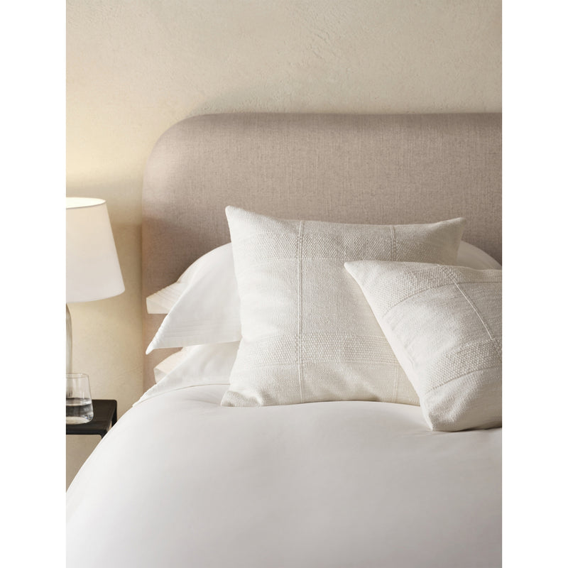 White Company Dayton square cotton cushion 50cm - British product