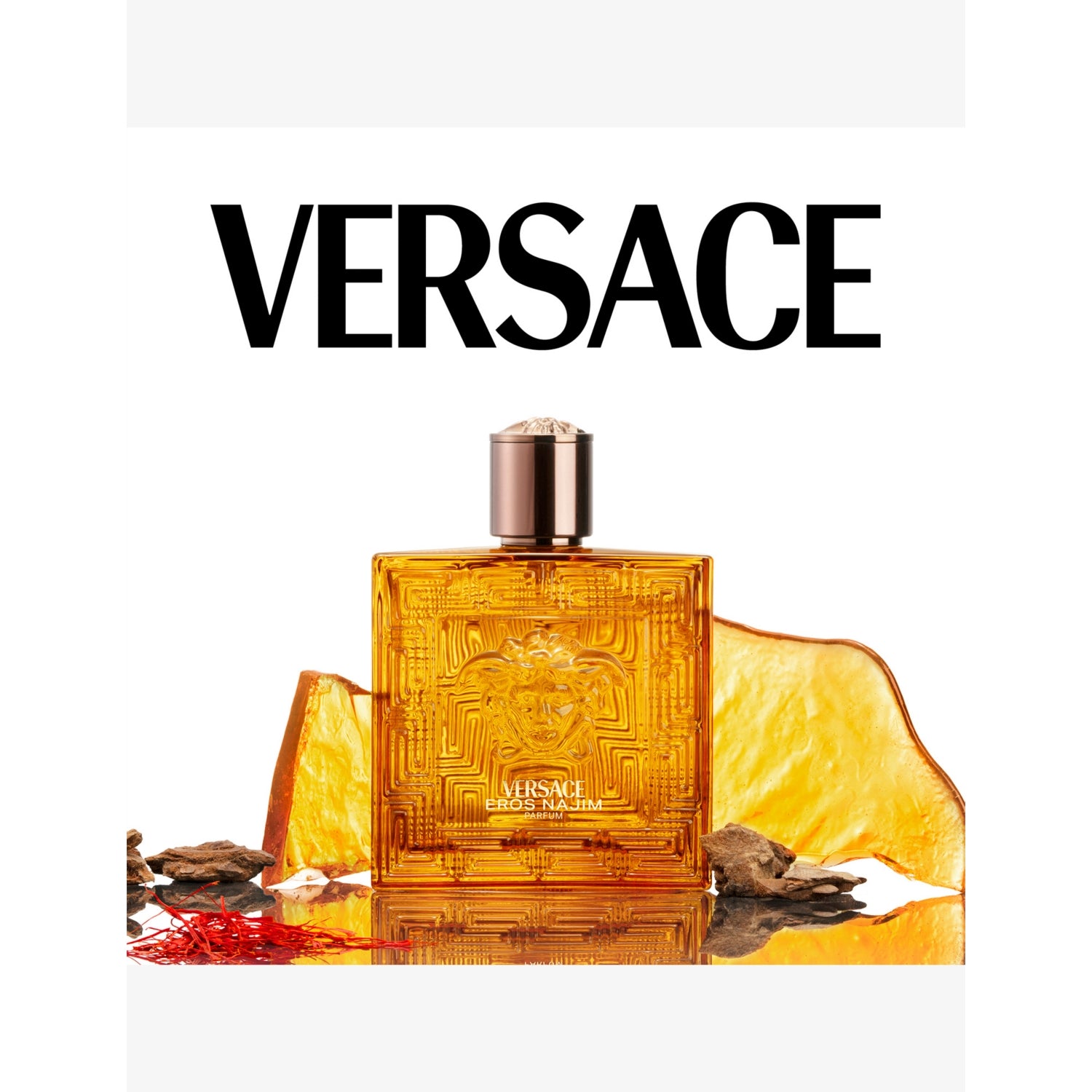 Versace Eros Najim Eau de Parfum 50ml bottle, UK version