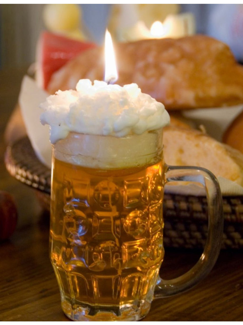 Introna wax candle beer mug design 6cm (British brand)