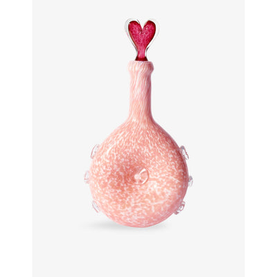 selfridges Laetitia Rouget Amour Heart Topper Glass Carafe- Buy online at McGrocer