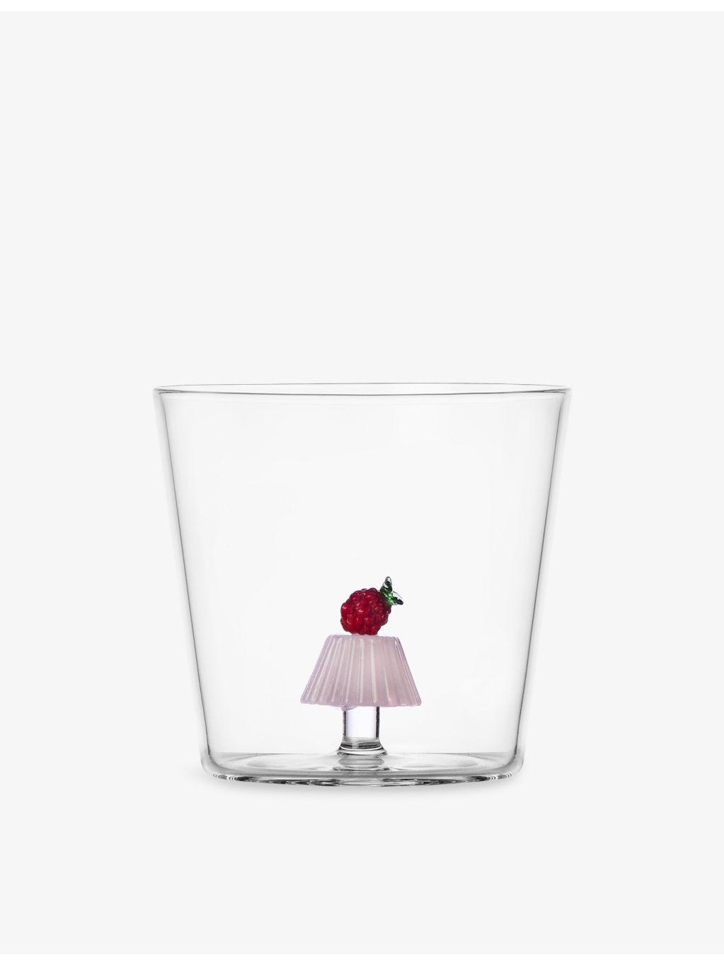 Ichendorf Patisserie raspberry glass tumbler 350ml - British product