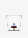 Ichendorf glass tumbler blueberry cake design 350ml, imported from the UK