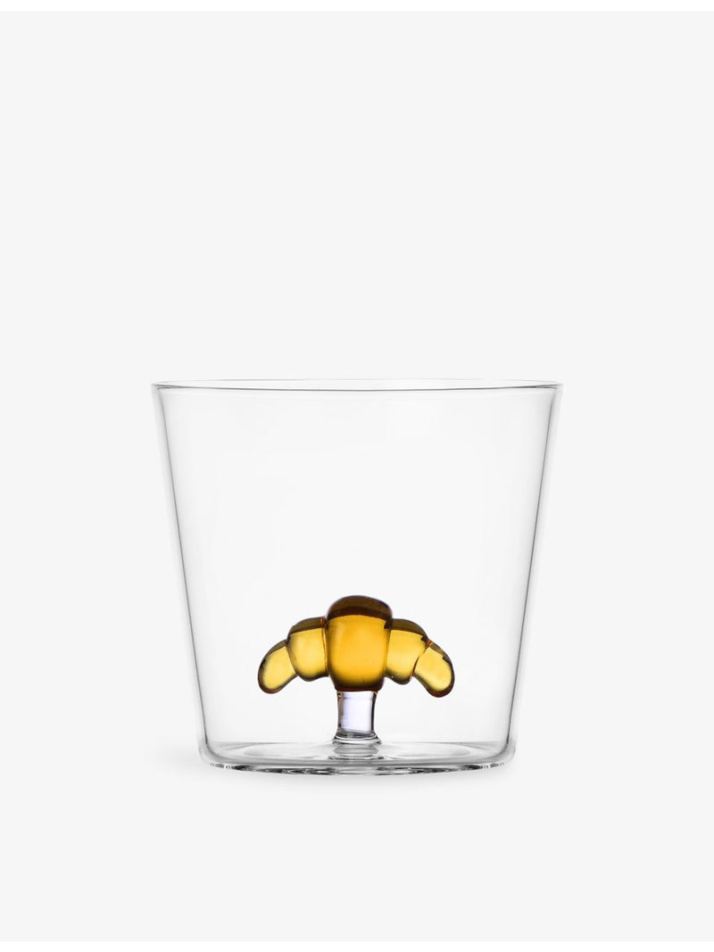 Ichendorf Patisserie croissant glass tumbler 350ml, imported from the UK