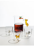 Ichendorf Tabby Cat glass tumbler 350ml, imported from the UK