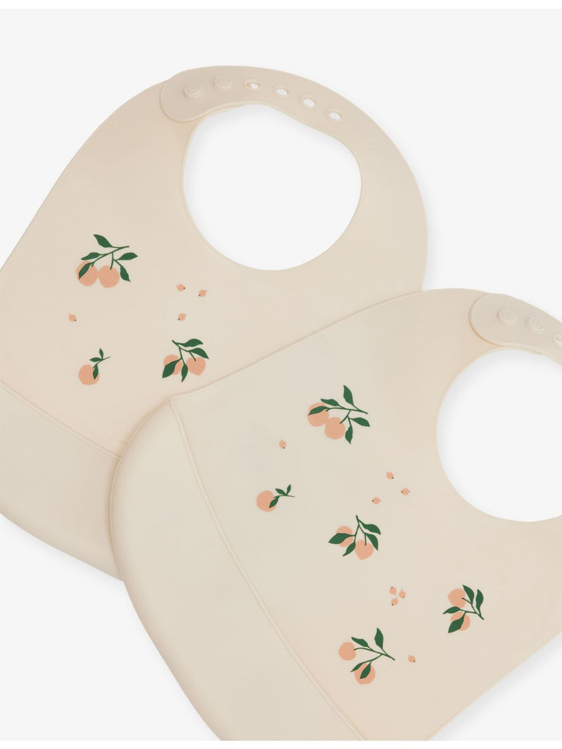 Liewood Tilda two-pack silicone bibs floral pattern, UK version