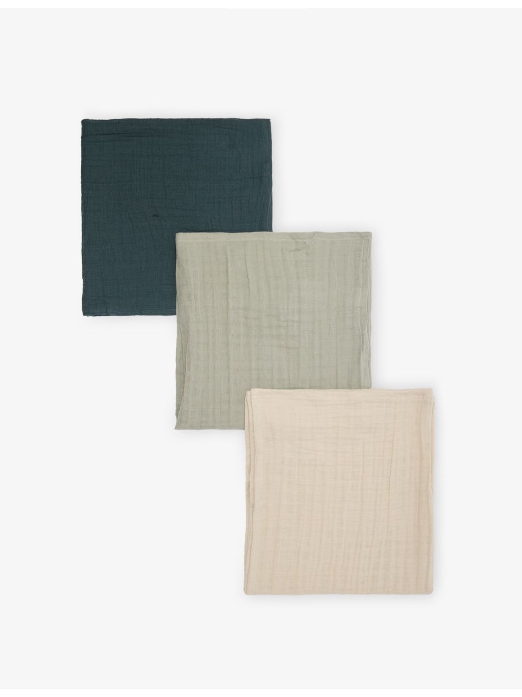 Liewood cotton muslin set of three 65cm squares (British brand)