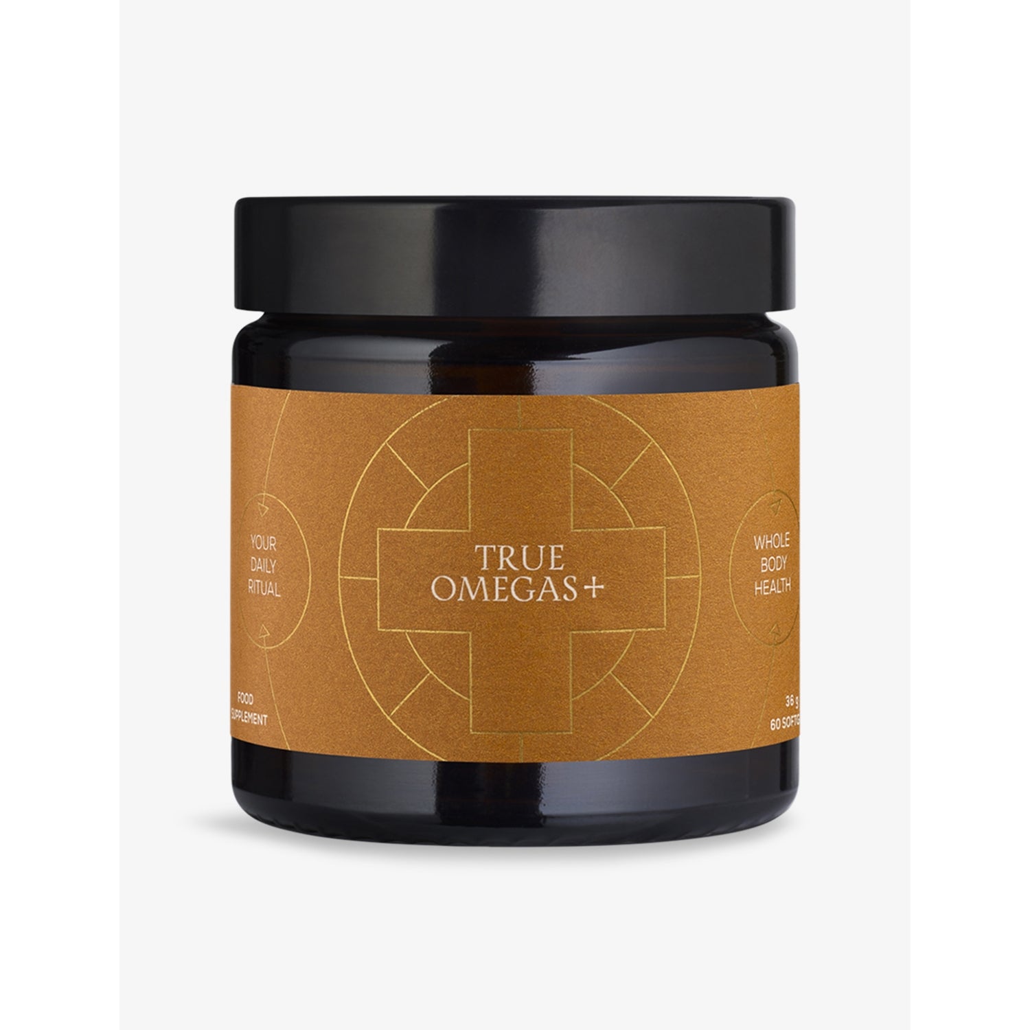 Ancient + Brave True Omega+ supplement jar 0.191kg, imported from the UK